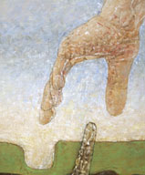 Detail schilderij Co Westerik - Terughalen